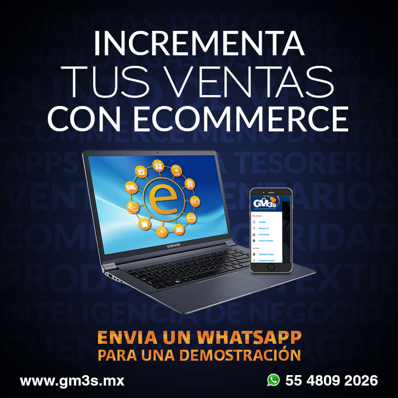 Soluciones Ecommerce de GM3s Software para pymes