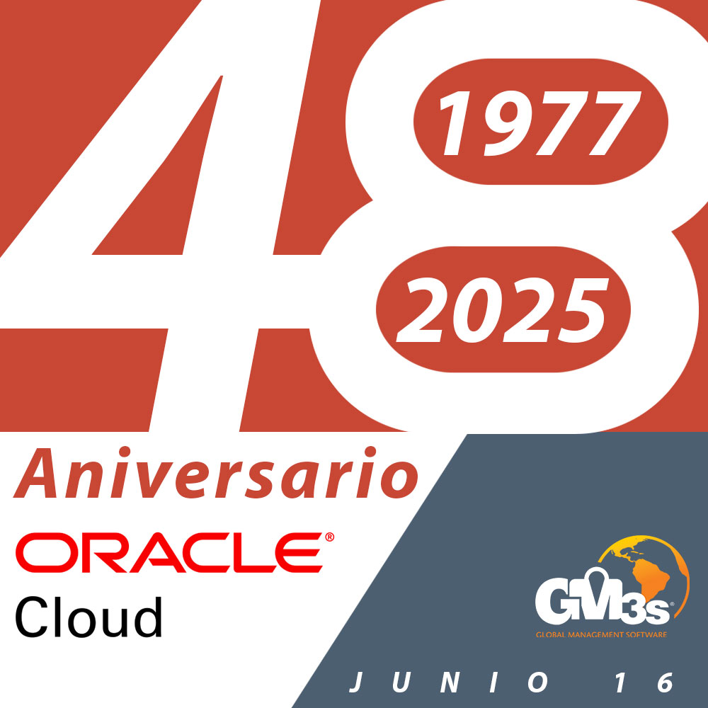 Enhorabuena por los 48 Años de Oracle, Socio Estratégico de GM3s Software